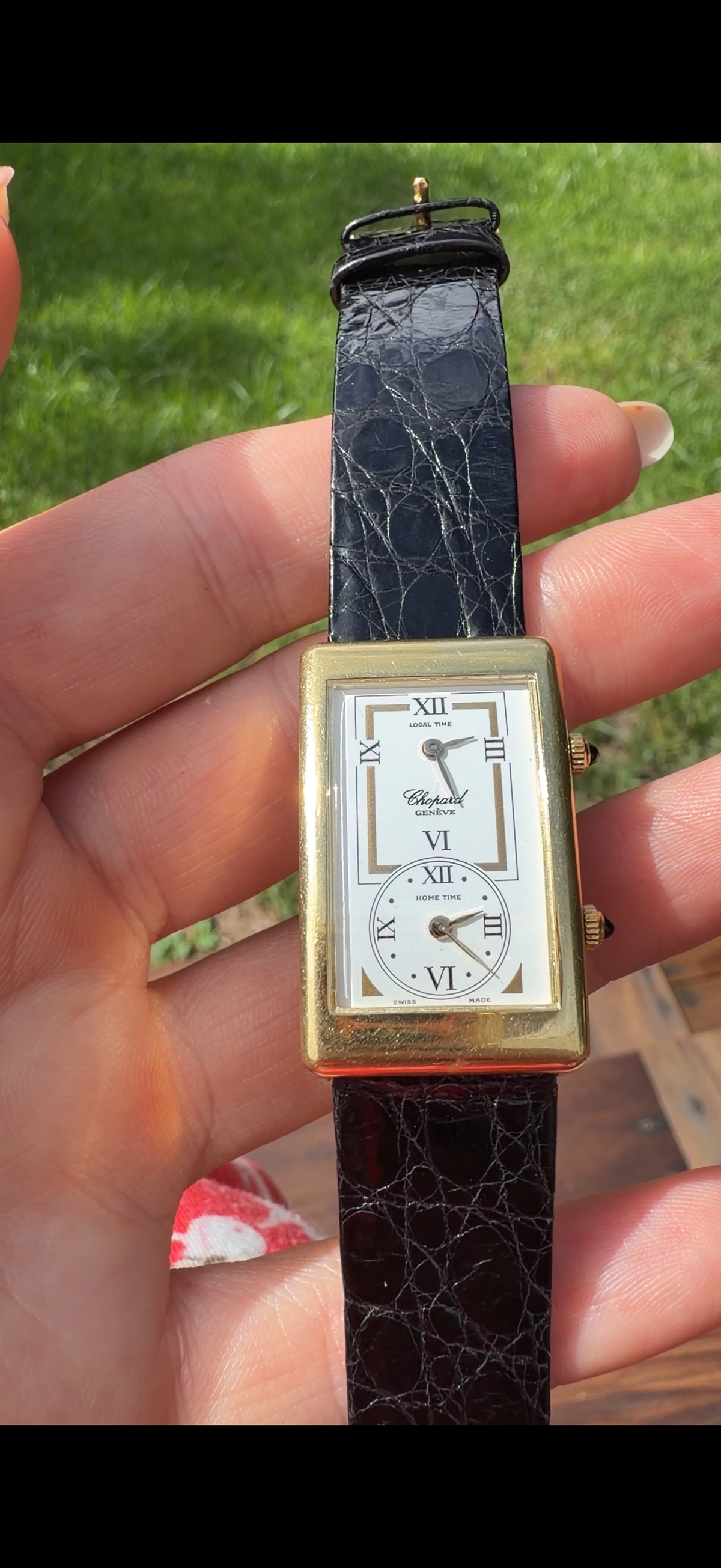 Chopard watch in 18k